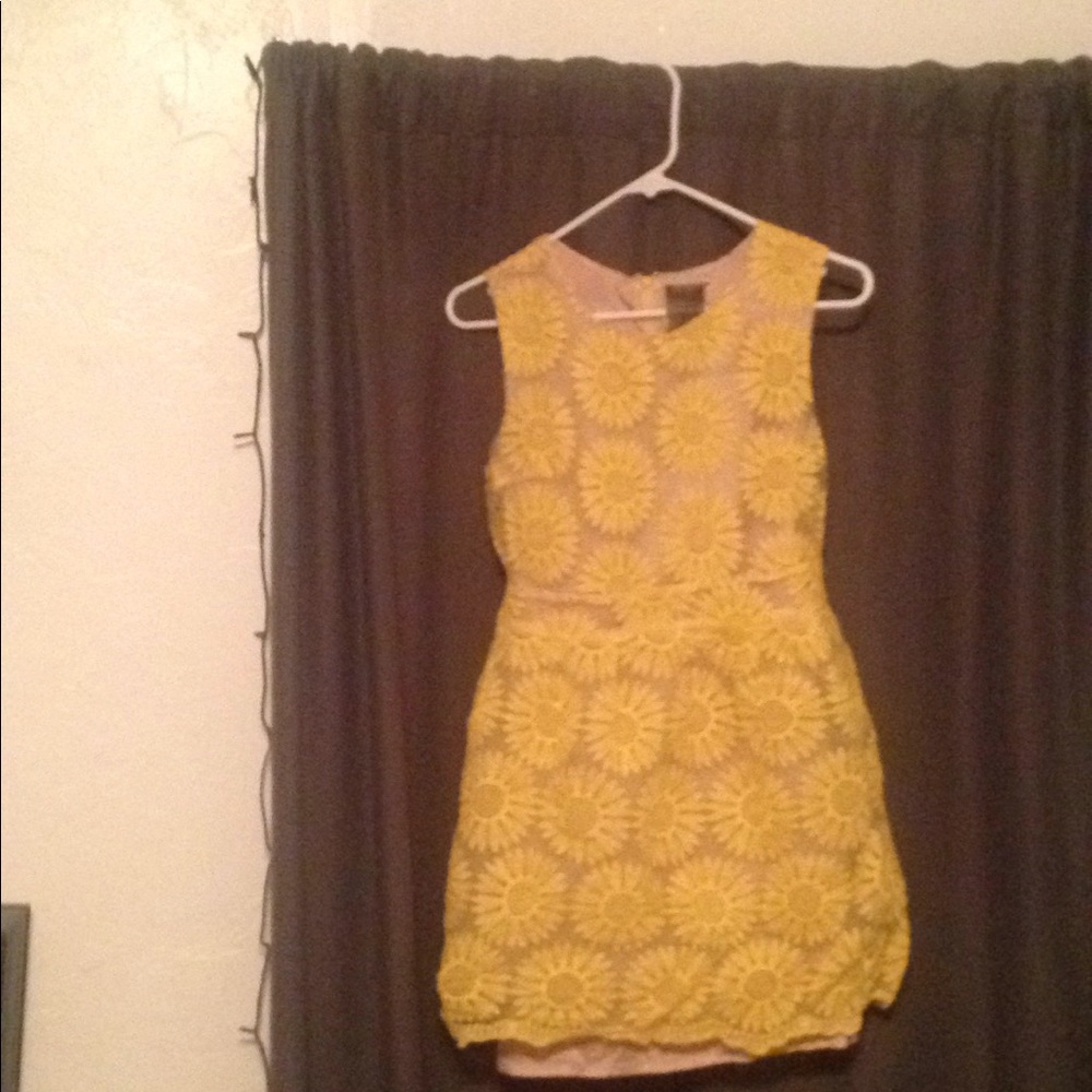 Yellow sun dress
